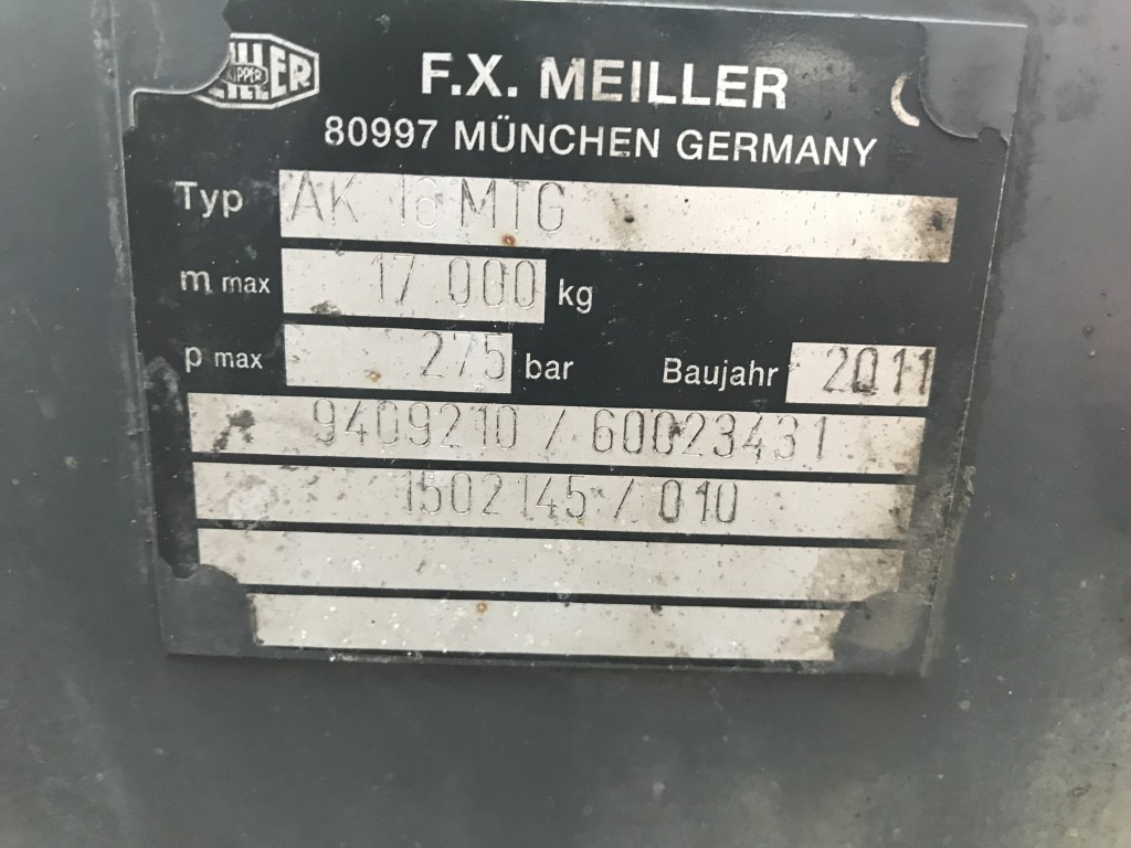 Meiller Absetzkipper AK 16 MTG - Actros 6x4 - Būvgružu konteineru/ Pacēlāji ar āķi sistēma: foto 4 Meiller Absetzkipper AK 16 MTG - Actros 6x4 - Būvgružu konteineru/ Pacēlāji ar āķi sistēma: foto 4