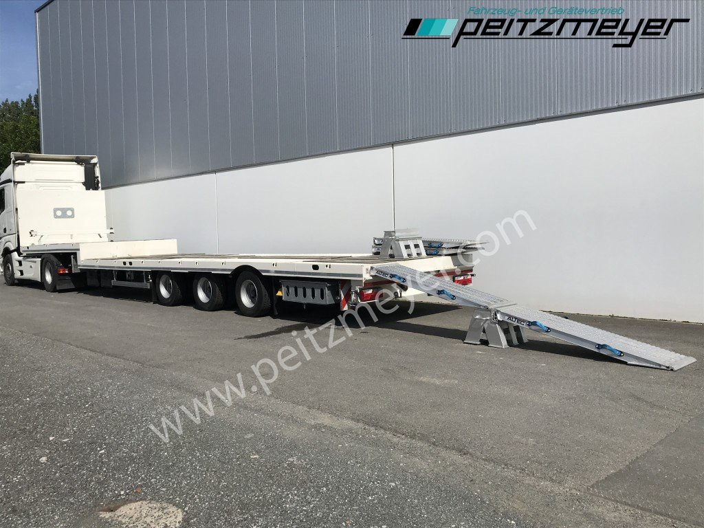 Möslein 3-Achs-Tieflader STO 3, Lenkachse, Rampen, neuwertig - Puspiekabe zema profila platforma: foto 1 Möslein 3-Achs-Tieflader STO 3, Lenkachse, Rampen, neuwertig - Puspiekabe zema profila platforma: foto 1
