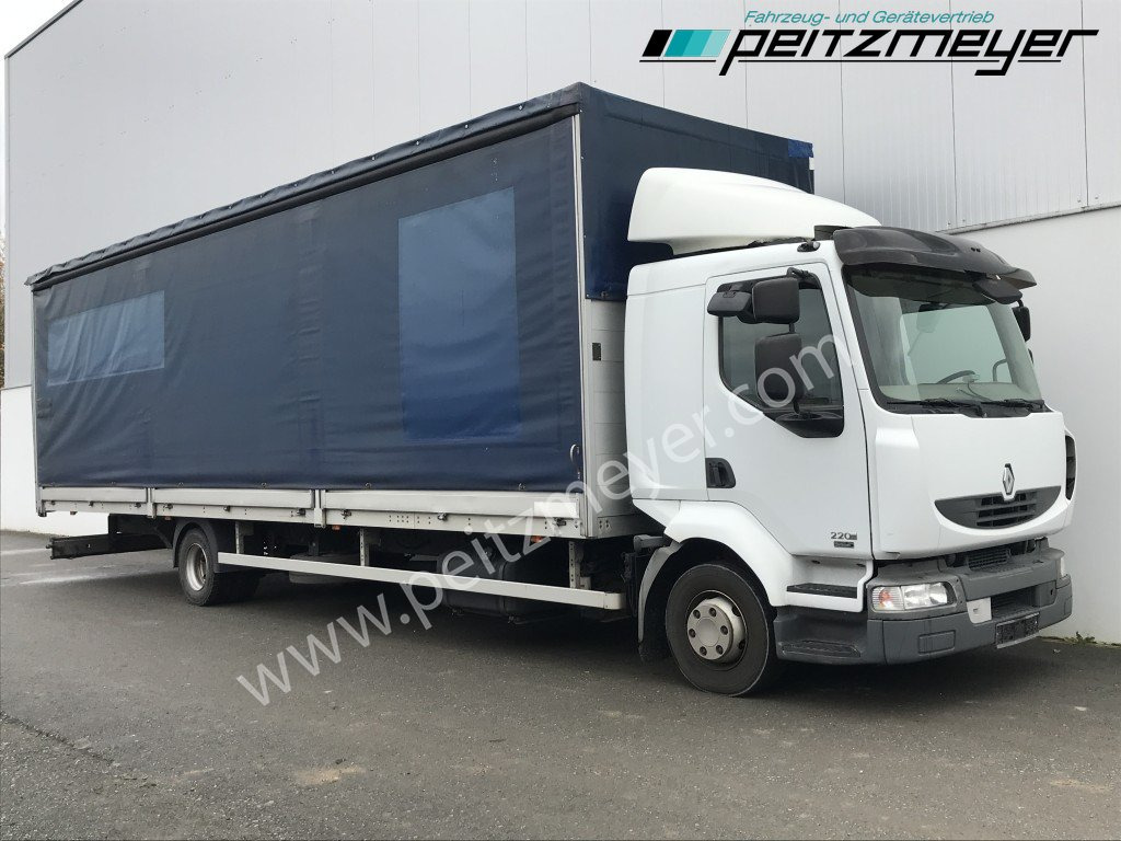 RENAULT (F) Midlum 220.12 Maxi Pritsche 9,5 m MAXI - Kravas automašīna ar tentu: foto 2 RENAULT (F) Midlum 220.12 Maxi Pritsche 9,5 m MAXI - Kravas automašīna ar tentu: foto 2
