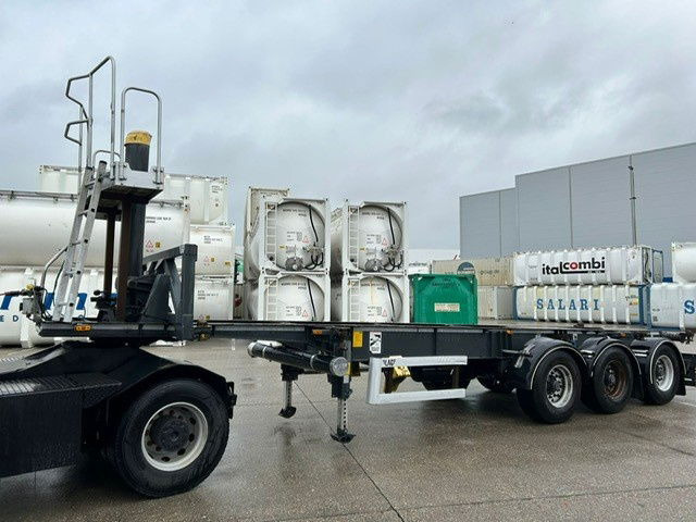 LAG LAG 30 ft Tipping chassis / Alcoa,s / bpw disc / airepipe - Puspiekabe noņemamā virsbūve/ Konteineru vedējs: foto 3 LAG LAG 30 ft Tipping chassis / Alcoa,s / bpw disc / airepipe - Puspiekabe noņemamā virsbūve/ Konteineru vedējs: foto 3