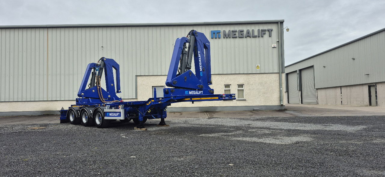 Mega NEW Megaliftt Sideloader / 35 tons lift capacity /20-40-45 HC/ Diesel engine / Gooseneck-extendable - Puspiekabe noņemamā virsbūve/ Konteineru vedējs: foto 1 Mega NEW Megaliftt Sideloader / 35 tons lift capacity /20-40-45 HC/ Diesel engine / Gooseneck-extendable - Puspiekabe noņemamā virsbūve/ Konteineru vedējs: foto 1