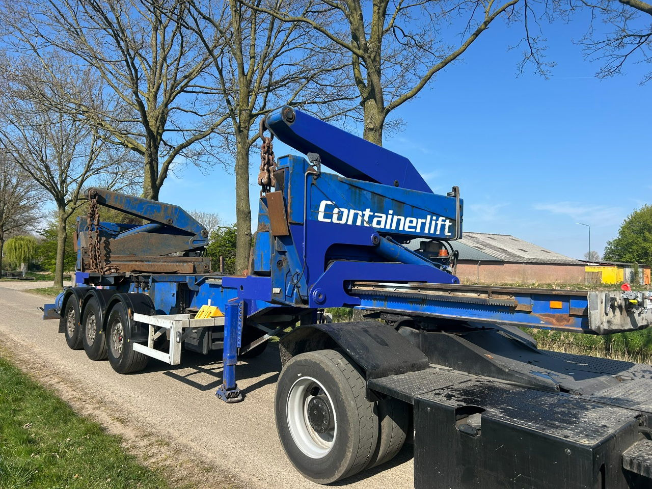 Pacton Steelbro MK6 Side loader / 20 - 40 ft / own diesel power pack / saf disc braks - Puspiekabe noņemamā virsbūve/ Konteineru vedējs: foto 4 Pacton Steelbro MK6 Side loader / 20 - 40 ft / own diesel power pack / saf disc braks - Puspiekabe noņemamā virsbūve/ Konteineru vedējs: foto 4