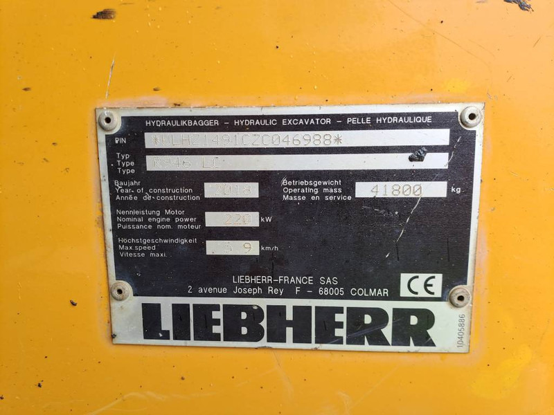 Kāpurķēžu ekskavators Liebherr R 946: foto 11