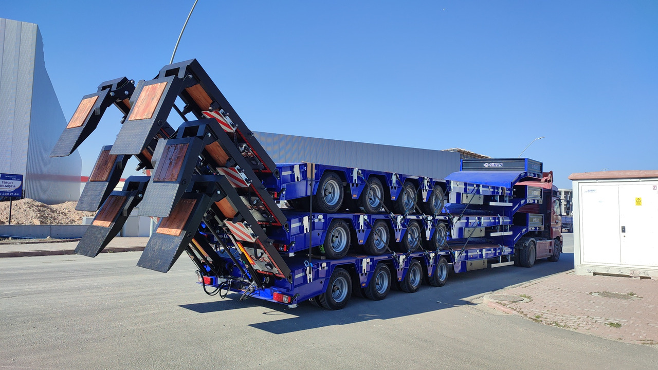 SINAN TANKER TRAILER Lowbed 4 axle - Puspiekabe zema profila platforma: foto 2 SINAN TANKER TRAILER Lowbed 4 axle - Puspiekabe zema profila platforma: foto 2