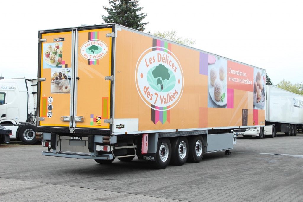 Puspiekabe refrižerators Chereau CV 1550 Strom 2,65h TW SAF Palletenkasten FRC: foto 10