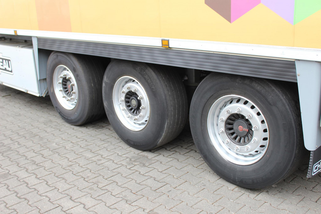 Puspiekabe refrižerators Chereau CV 1550 Strom 2,65h TW SAF Palletenkasten FRC: foto 7