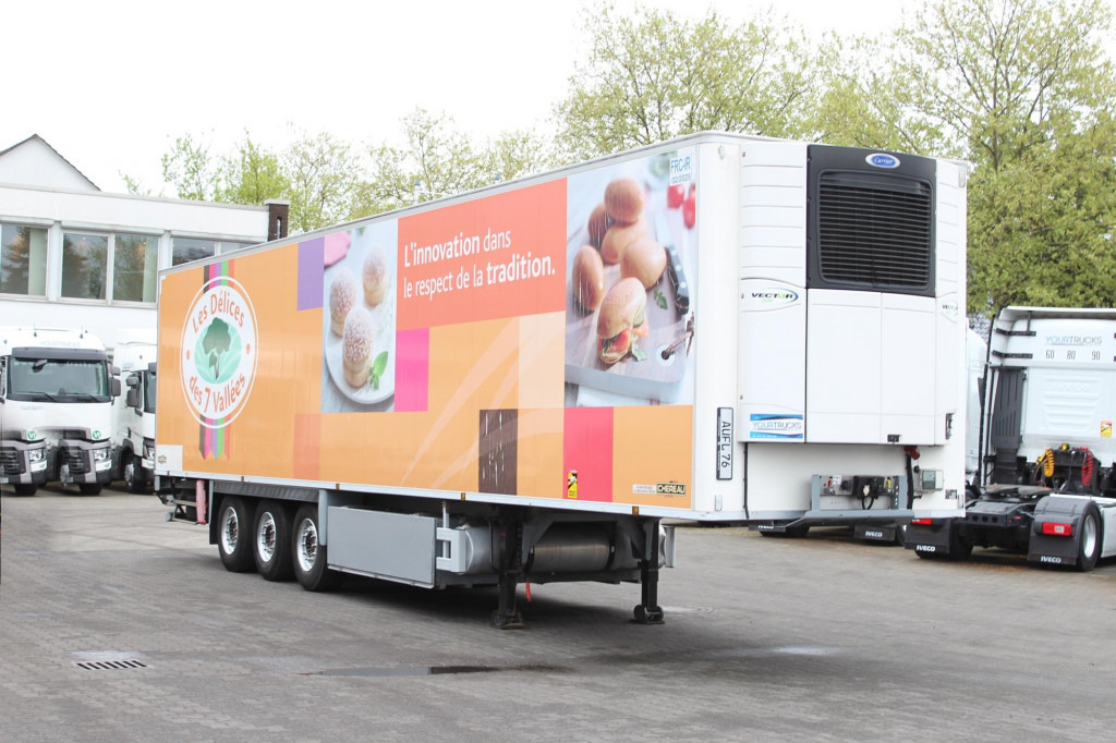 Puspiekabe refrižerators Chereau CV 1550 Strom 2,65h TW SAF Palletenkasten FRC: foto 9