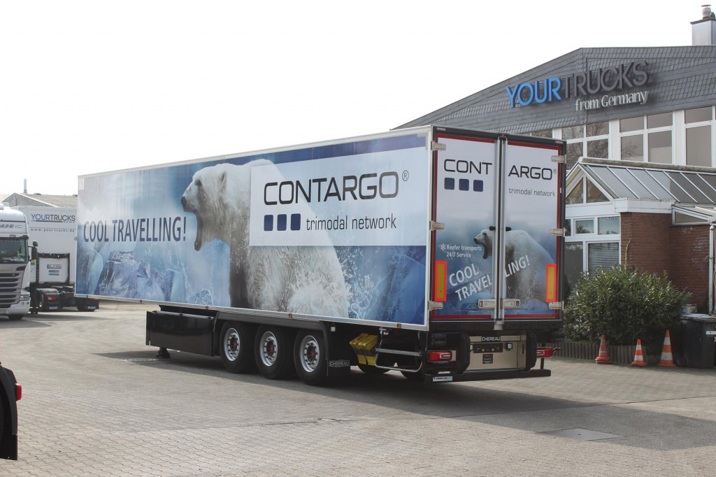Puspiekabe refrižerators Chereau Thermo King Advancer A400 DS Strom Blumen SAF: foto 12