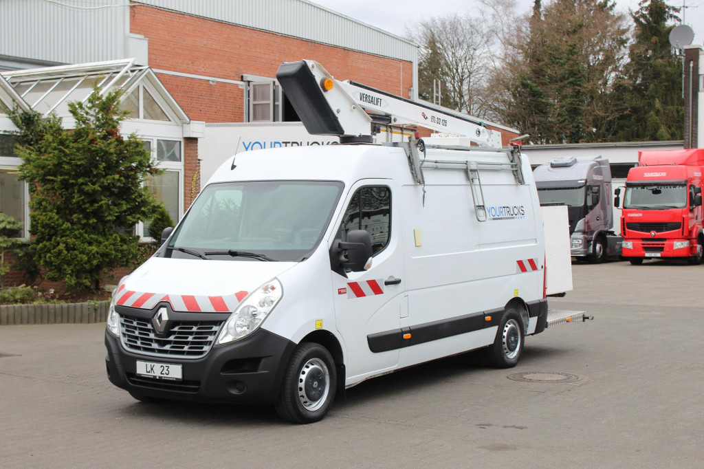 Renault Master 130 E6 Versalift ETL32 12,5m Kamera Navi - Autopacēlājs: foto 1 Renault Master 130 E6 Versalift ETL32 12,5m Kamera Navi - Autopacēlājs: foto 1