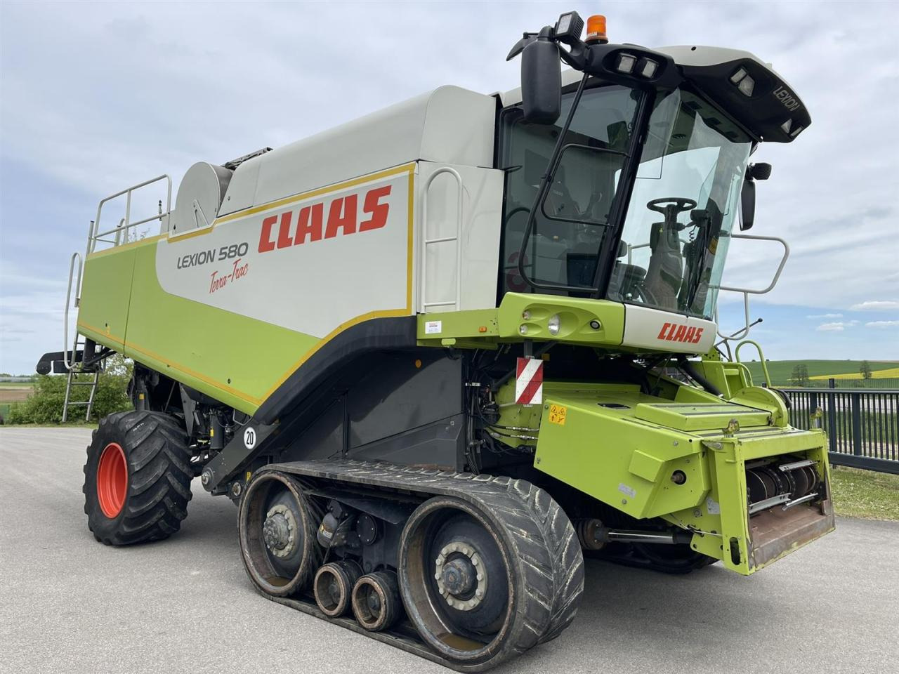 Labības kombains CLAAS Lexion 580 Terra Trac, Bj. 2004: foto 7