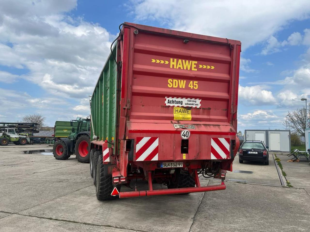 HAWE Tridem SDW 45T, Silagewagen - Lauksaimniecības piekabe-pašizgāzējs: foto 5 HAWE Tridem SDW 45T, Silagewagen - Lauksaimniecības piekabe-pašizgāzējs: foto 5