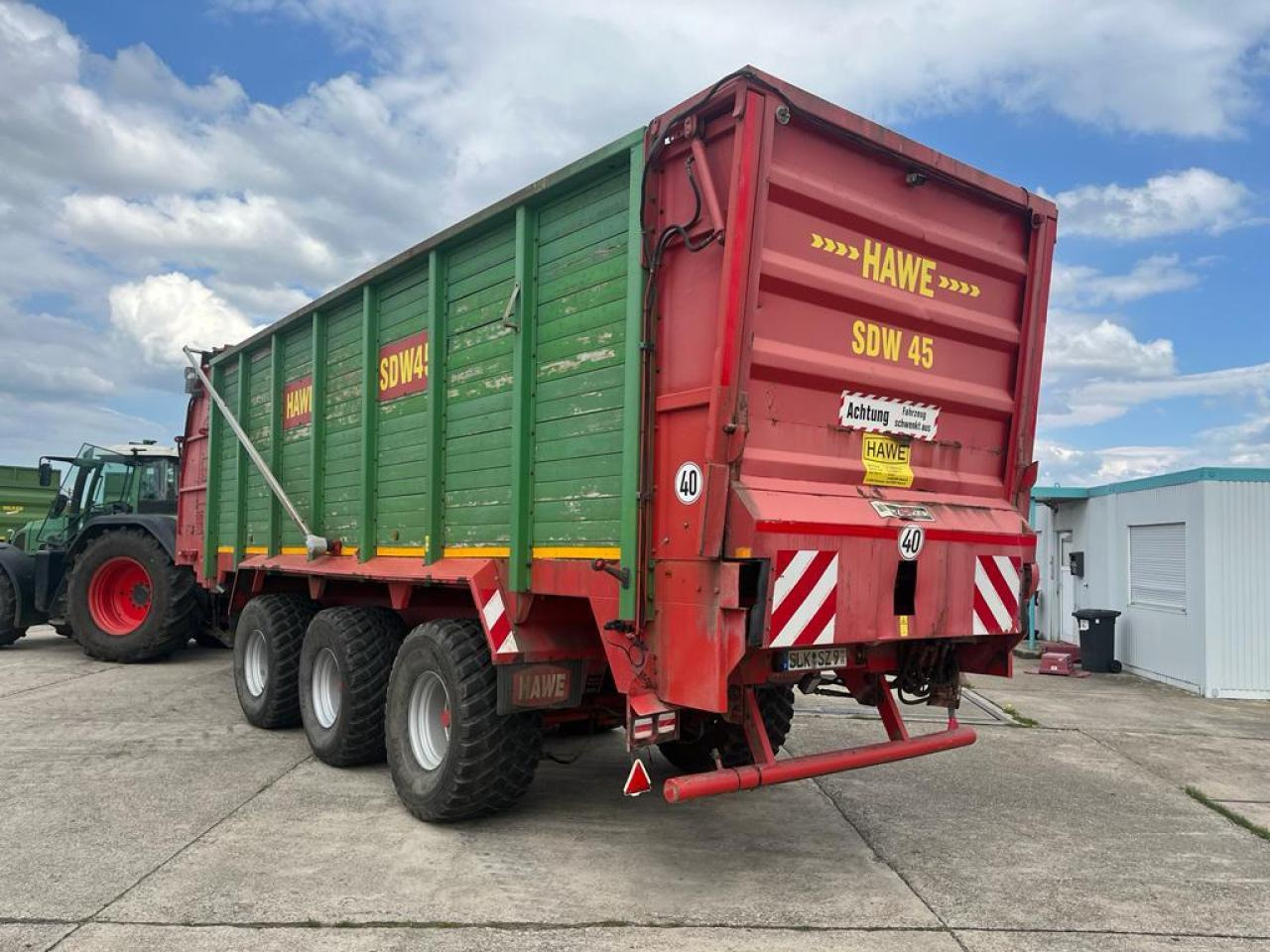HAWE Tridem SDW 45T, Silagewagen - Lauksaimniecības piekabe-pašizgāzējs: foto 4 HAWE Tridem SDW 45T, Silagewagen - Lauksaimniecības piekabe-pašizgāzējs: foto 4
