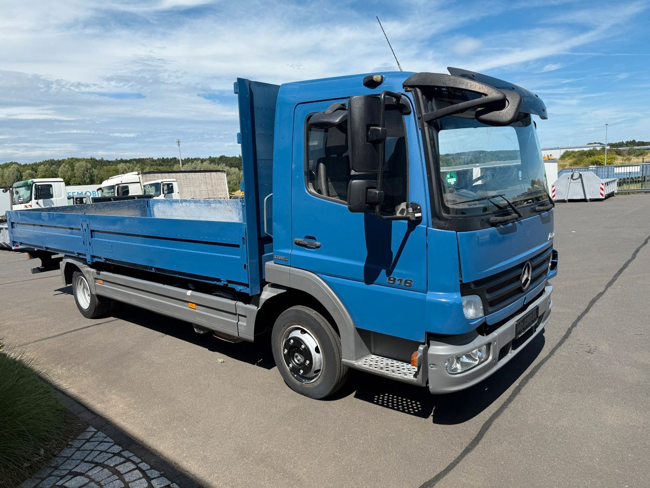 Mercedes-Benz Atego 816  Euro 5 AHK + Druckluftanschlüssen - Bortu kravas automašīna/ Platforma: foto 1 Mercedes-Benz Atego 816  Euro 5 AHK + Druckluftanschlüssen - Bortu kravas automašīna/ Platforma: foto 1