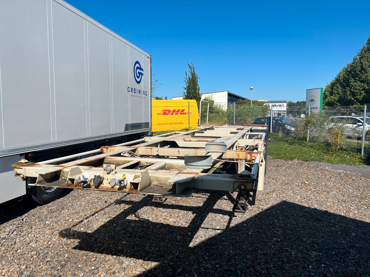 Puspiekabe noņemamā virsbūve/ Konteineru vedējs Kässbohrer SC10-24 Chassis Kässbohrer SC10-24 Chassis: foto 5