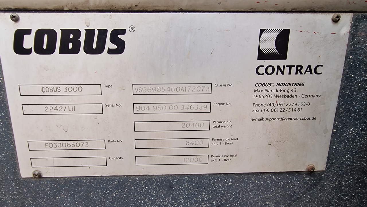 Contrac Cobus 3000 - Lidostas autobuss: foto 4 Contrac Cobus 3000 - Lidostas autobuss: foto 4
