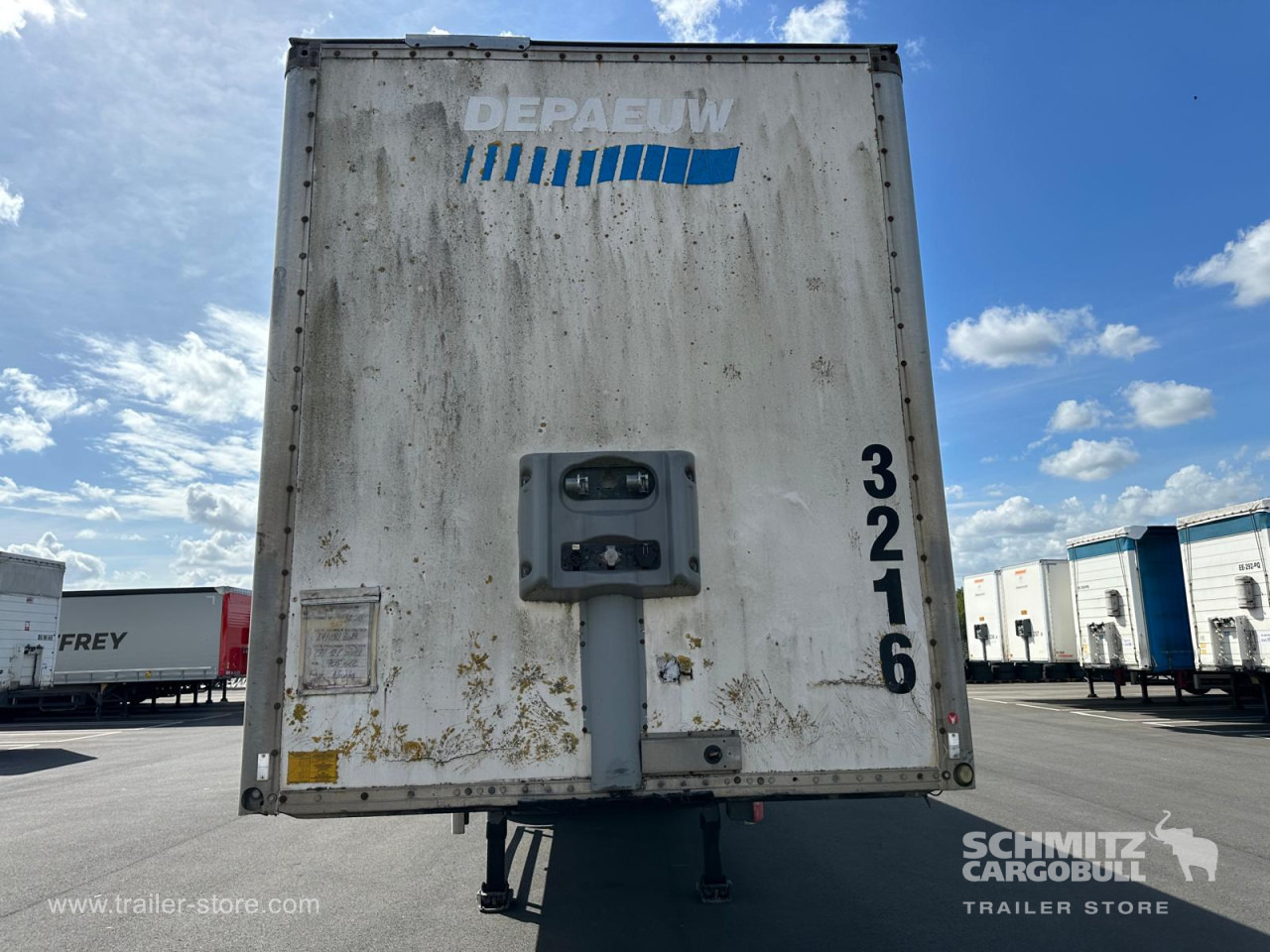 Puspiekabe slēgtā virsbūve Dryfreight Standard Double deck Taillift: foto 12