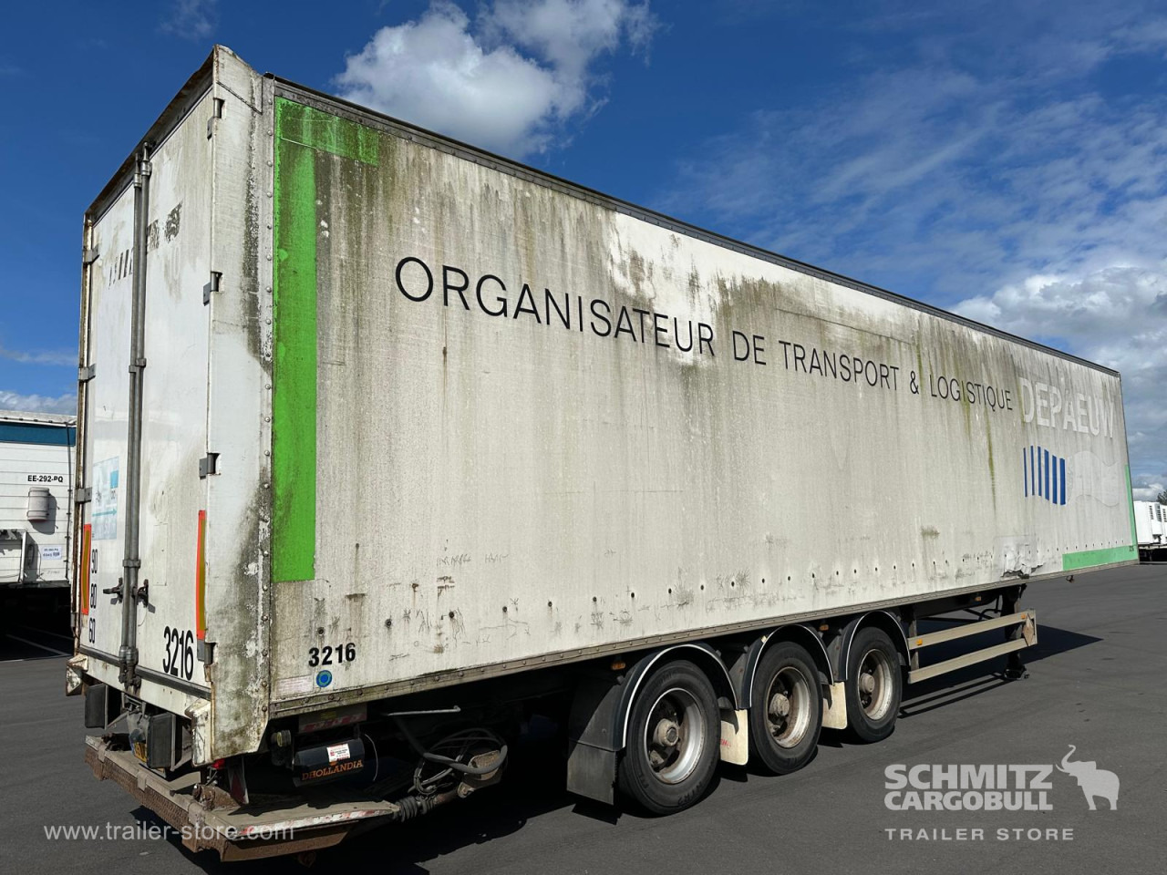 Puspiekabe slēgtā virsbūve Dryfreight Standard Double deck Taillift: foto 11