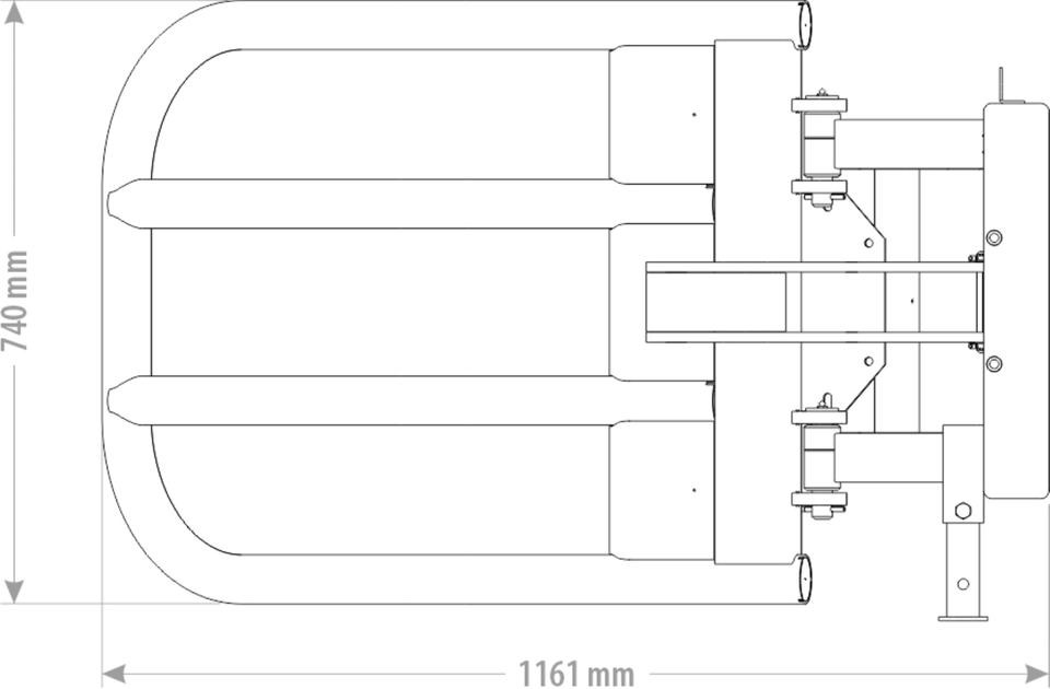 Ballenzange Rundbellenzange Silozange Frontlader Euro Fendt - Satvērējs: foto 2 Ballenzange Rundbellenzange Silozange Frontlader Euro Fendt - Satvērējs: foto 2