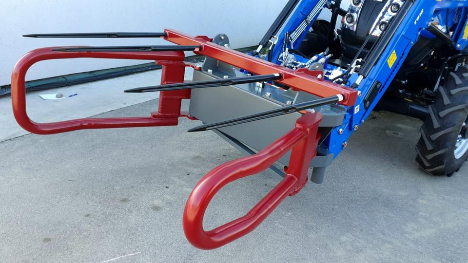 Ballenzange mit Zinken Rundbellenzange Silozange Frontlader Euro - Satvērējs: foto 1 Ballenzange mit Zinken Rundbellenzange Silozange Frontlader Euro - Satvērējs: foto 1