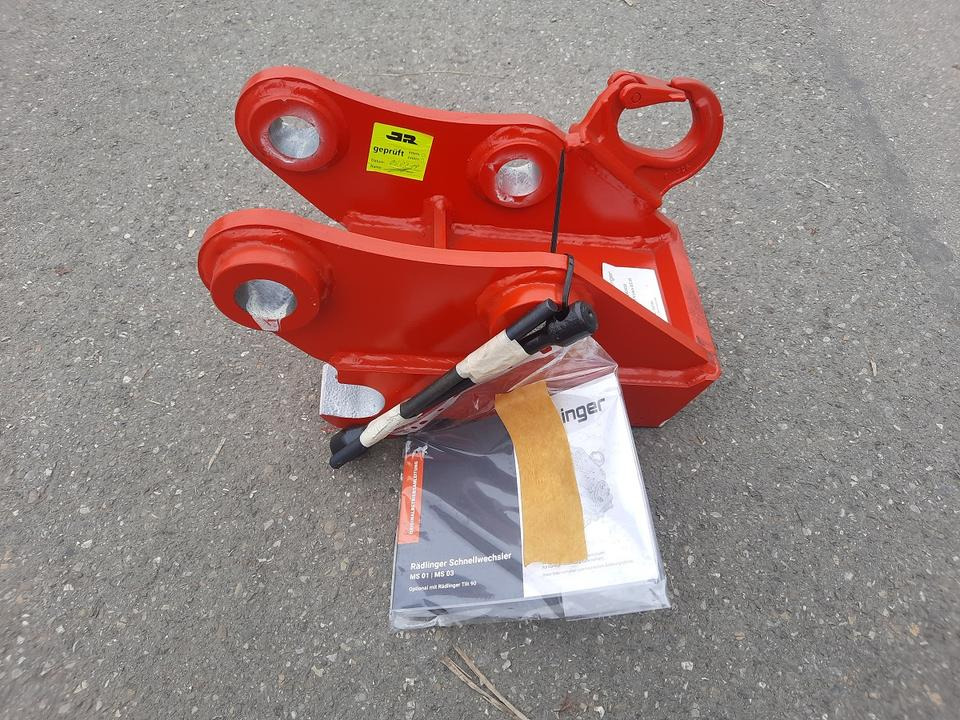 Rädlinger Schnellwechsler MS 03 2 - 6 to Minibagger Volvo Cat - Ātrā sakabe - Mini-ekskavators: foto 3 Rädlinger Schnellwechsler MS 03 2 - 6 to Minibagger Volvo Cat - Ātrā sakabe - Mini-ekskavators: foto 3