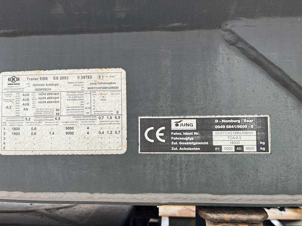 Containeranhänger TCA 6,5 Apollo Containeranhäng - Multilift/ Būvgružu konteinera piekabe: foto 4 Containeranhänger TCA 6,5 Apollo Containeranhäng - Multilift/ Būvgružu konteinera piekabe: foto 4