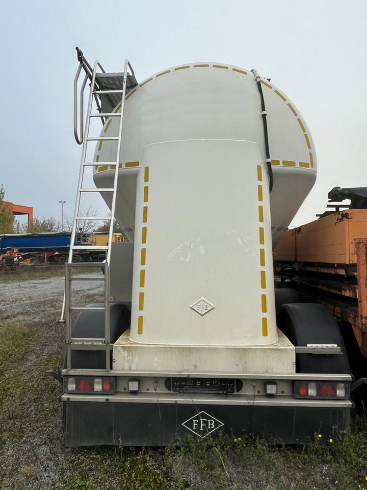 FELDBINDER Silo für Staub und Rieselgüter EUT 40.3 Auflieger Zement 40m³, Lenkachse - Silosa puspiekabe: foto 4 FELDBINDER Silo für Staub und Rieselgüter EUT 40.3 Auflieger Zement 40m³, Lenkachse - Silosa puspiekabe: foto 4