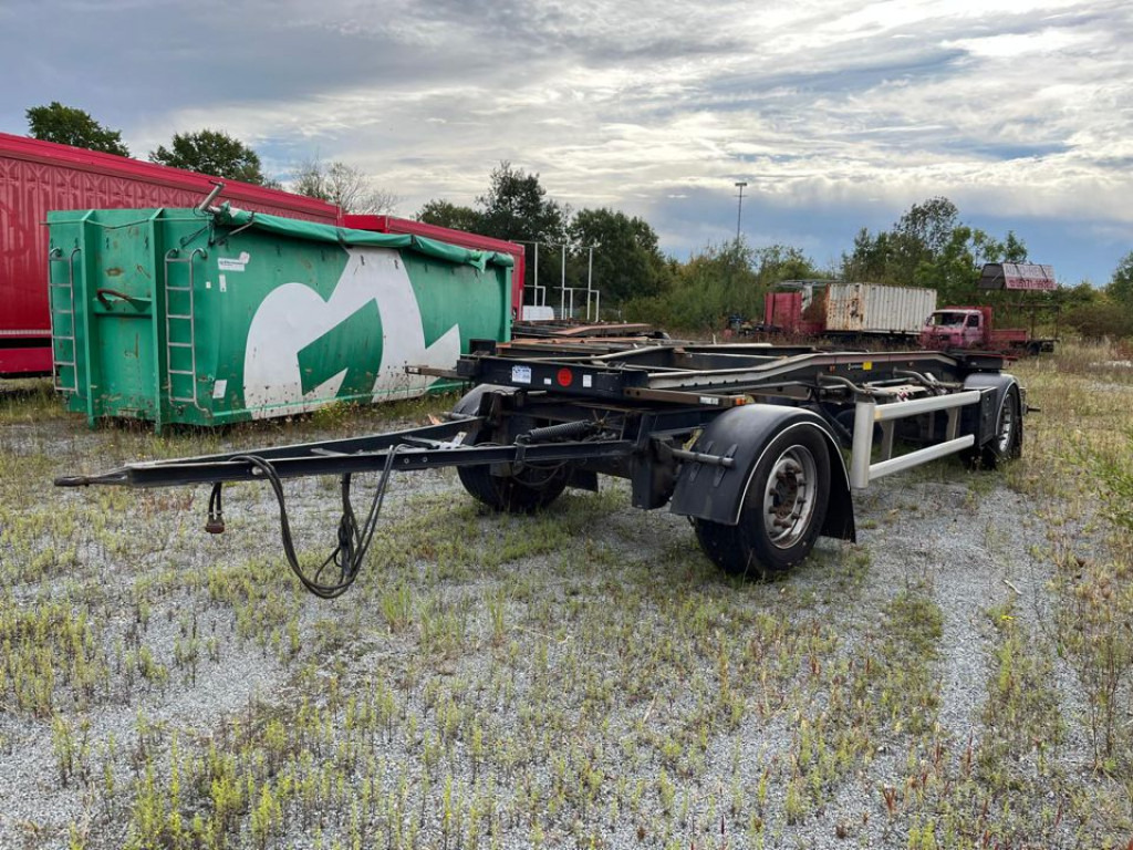 HUEFFERMANN 2-achs Abrollanhänger Containeranhänger HSA 18.70 - Multilift/ Būvgružu konteinera piekabe: foto 1 HUEFFERMANN 2-achs Abrollanhänger Containeranhänger HSA 18.70 - Multilift/ Būvgružu konteinera piekabe: foto 1