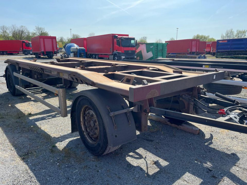 HUEFFERMANN 2-achs Abrollanhänger HAR 18.70 Containeranhänger - Multilift/ Būvgružu konteinera piekabe: foto 2 HUEFFERMANN 2-achs Abrollanhänger HAR 18.70 Containeranhänger - Multilift/ Būvgružu konteinera piekabe: foto 2