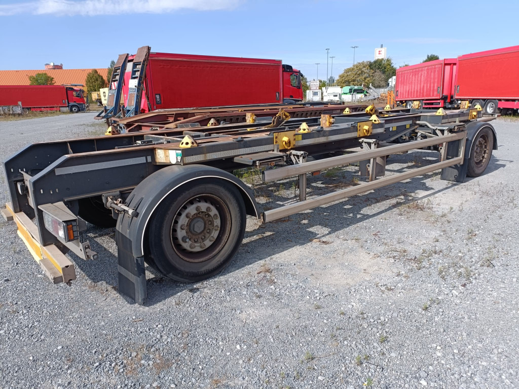 HUEFFERMANN Anhänger für Absetzmulden HMA 18.76 LS Containeranhänger - Piekabe noņemamā virsbūve/ Konteineru vedējs: foto 1 HUEFFERMANN Anhänger für Absetzmulden HMA 18.76 LS Containeranhänger - Piekabe noņemamā virsbūve/ Konteineru vedējs: foto 1