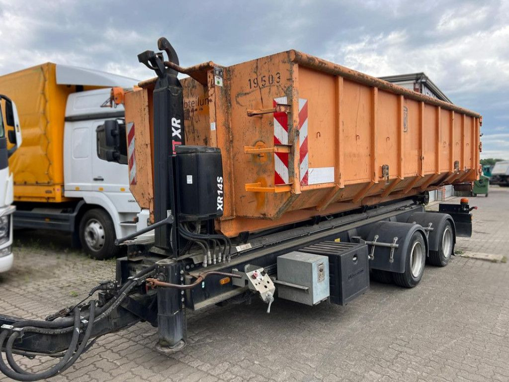 Hüffermann 2-achs Abrollanhänger HTA 16.62 Containeranhänge - Multilift/ Būvgružu konteinera piekabe: foto 1 Hüffermann 2-achs Abrollanhänger HTA 16.62 Containeranhänge - Multilift/ Būvgružu konteinera piekabe: foto 1