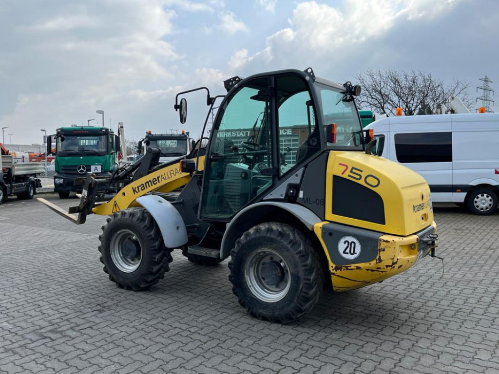 KRAMER WERKE KRAMER WERKE Radlader Radlader 750 Allrad Klappschaufel+Gabel - Riteņu iekrāvējs: foto 4 KRAMER WERKE KRAMER WERKE Radlader Radlader 750 Allrad Klappschaufel+Gabel - Riteņu iekrāvējs: foto 4