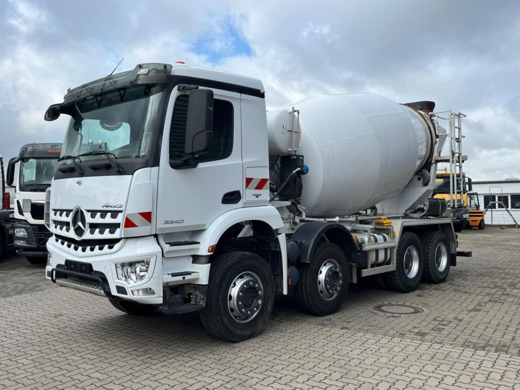 MERCEDES-BENZ Arocs 3240 B 8x4 Betonmischer Deutsch Top AP Achsen - Kravas automašīna: foto 1 MERCEDES-BENZ Arocs 3240 B 8x4 Betonmischer Deutsch Top AP Achsen - Kravas automašīna: foto 1