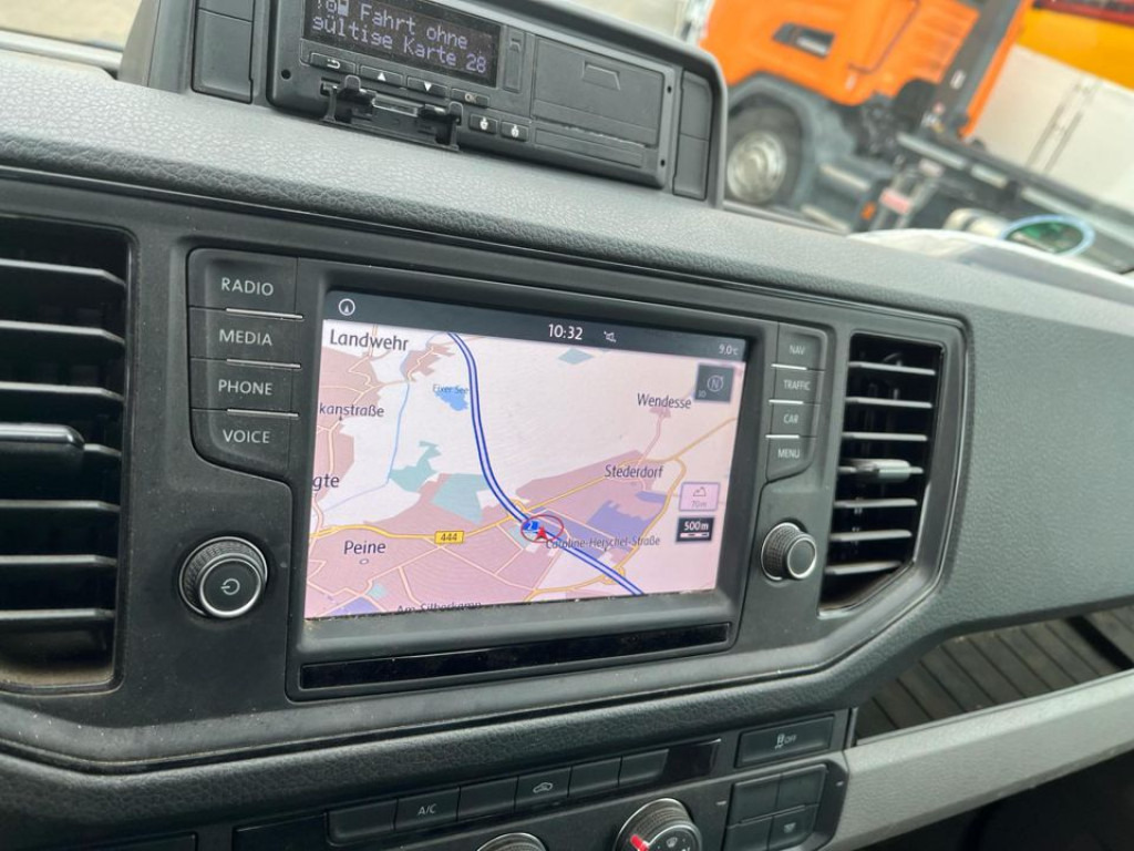 Automašīna ar kravas platformu MAN MAN TG-E Pritsche Heckkran 6.120 Funk: foto 8