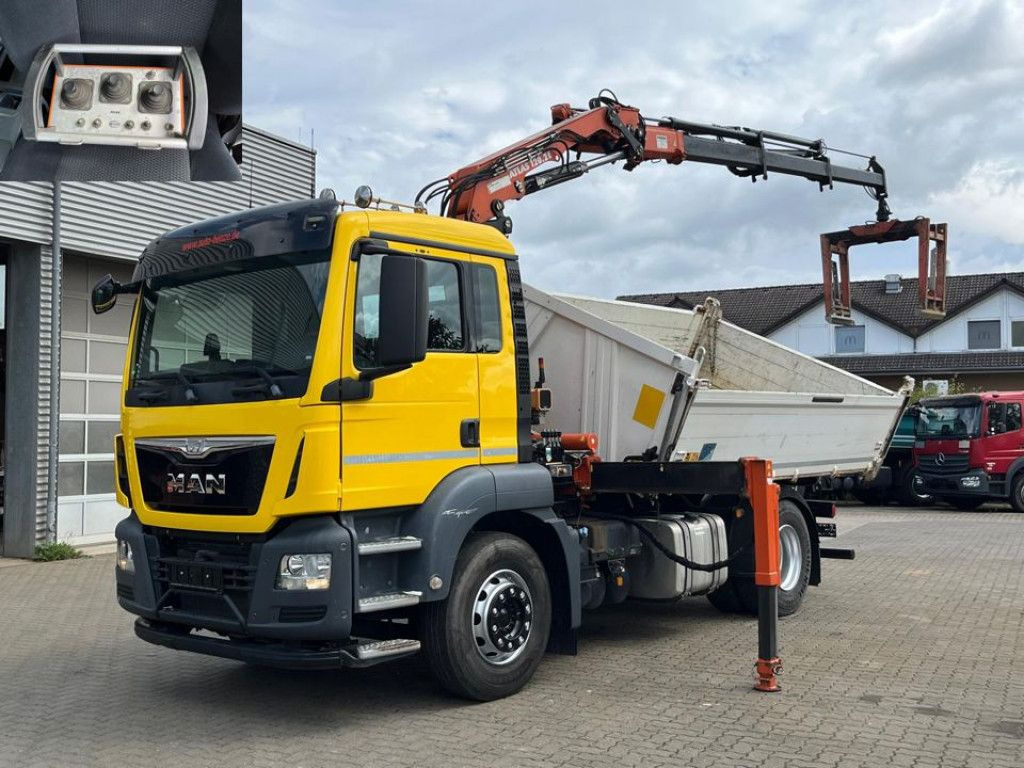 MAN TG-S 18.400 4x2 BL 2-Achs Kipper Kran Atlas 120+ - Kravas automašīna pašizgāzējs, Kravas auto ar manipulatoru: foto 1 MAN TG-S 18.400 4x2 BL 2-Achs Kipper Kran Atlas 120+ - Kravas automašīna pašizgāzējs, Kravas auto ar manipulatoru: foto 1