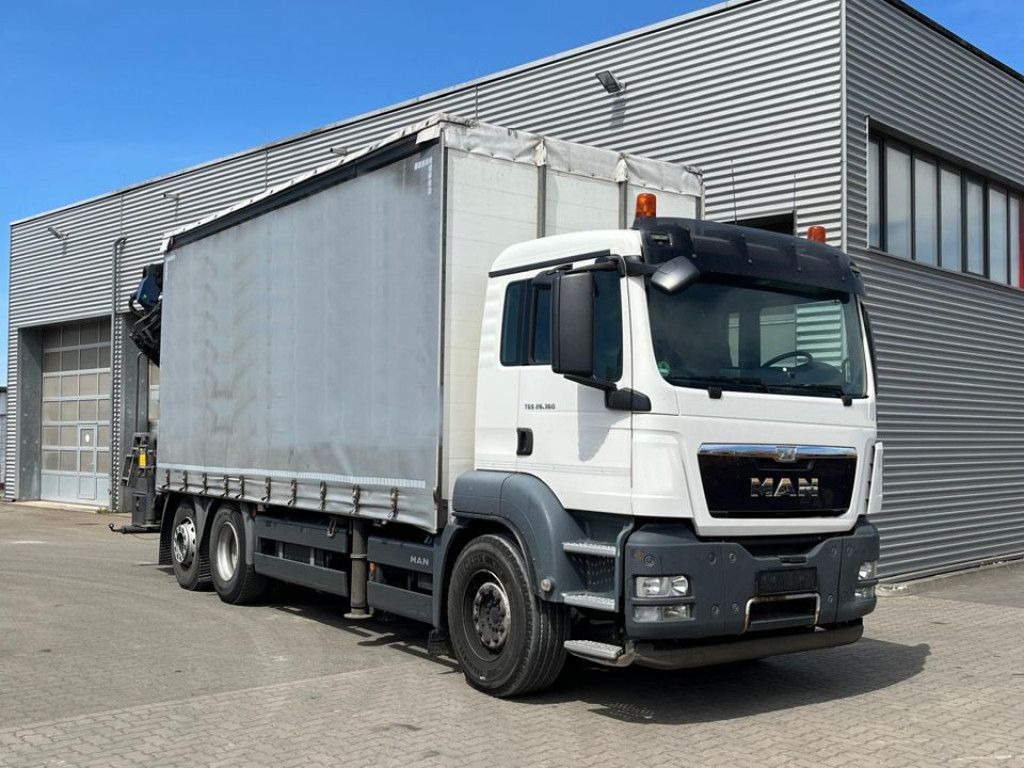 MAN TG-S 26.360 6x2-2LL Pritsche Heckkran 34m/to, Ji - Bortu kravas automašīna/ Platforma, Kravas auto ar manipulatoru: foto 2 MAN TG-S 26.360 6x2-2LL Pritsche Heckkran 34m/to, Ji - Bortu kravas automašīna/ Platforma, Kravas auto ar manipulatoru: foto 2