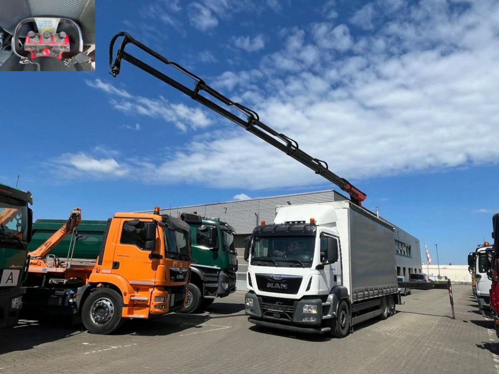 MAN TG-S 26.400 6x2-2 BL Pritsche Heckkran 5xhydr.Au - Bortu kravas automašīna/ Platforma, Kravas auto ar manipulatoru: foto 1 MAN TG-S 26.400 6x2-2 BL Pritsche Heckkran 5xhydr.Au - Bortu kravas automašīna/ Platforma, Kravas auto ar manipulatoru: foto 1