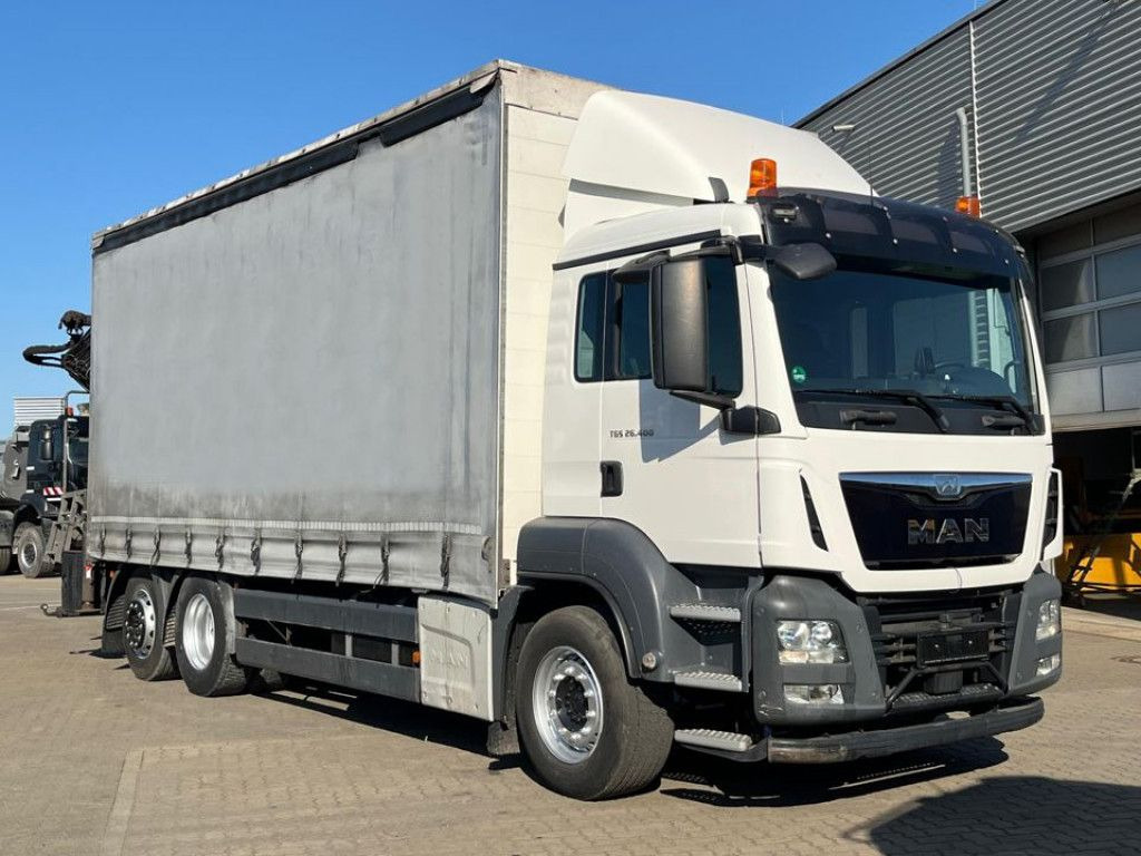 MAN TG-S 26.400 6x2-2 BL Pritsche Heckkran 5xhydr.Au - Kravas auto ar manipulatoru: foto 2 MAN TG-S 26.400 6x2-2 BL Pritsche Heckkran 5xhydr.Au - Kravas auto ar manipulatoru: foto 2