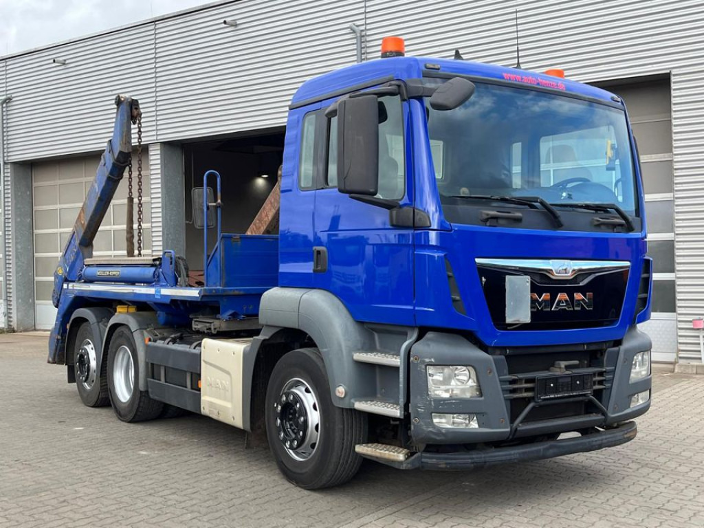 MAN TG-S 26.400 6x2 BL Absetzkipper Meiller Funk - Būvgružu konteineru vedējs: foto 4 MAN TG-S 26.400 6x2 BL Absetzkipper Meiller Funk - Būvgružu konteineru vedējs: foto 4