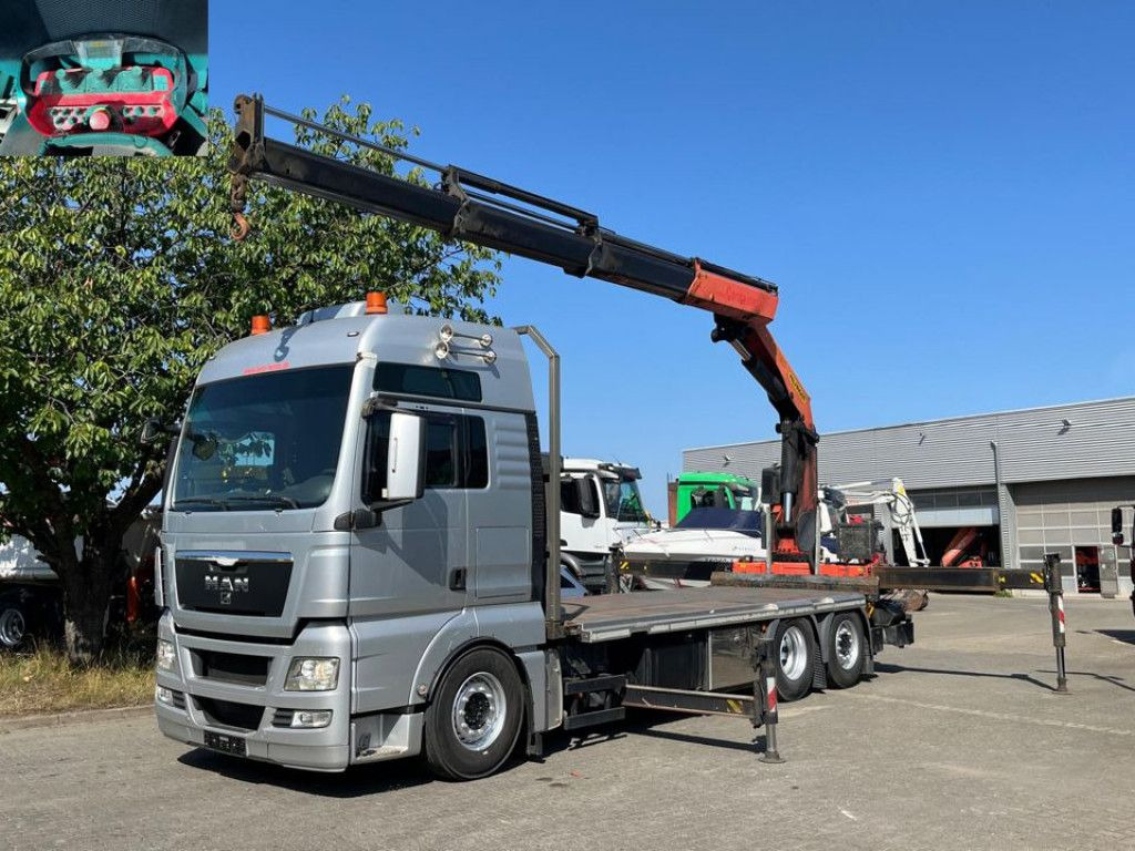 MAN TG-X 26.400 6x2 Pritsche Heckkran Palfinger 3400 - Kravas auto ar manipulatoru: foto 1 MAN TG-X 26.400 6x2 Pritsche Heckkran Palfinger 3400 - Kravas auto ar manipulatoru: foto 1