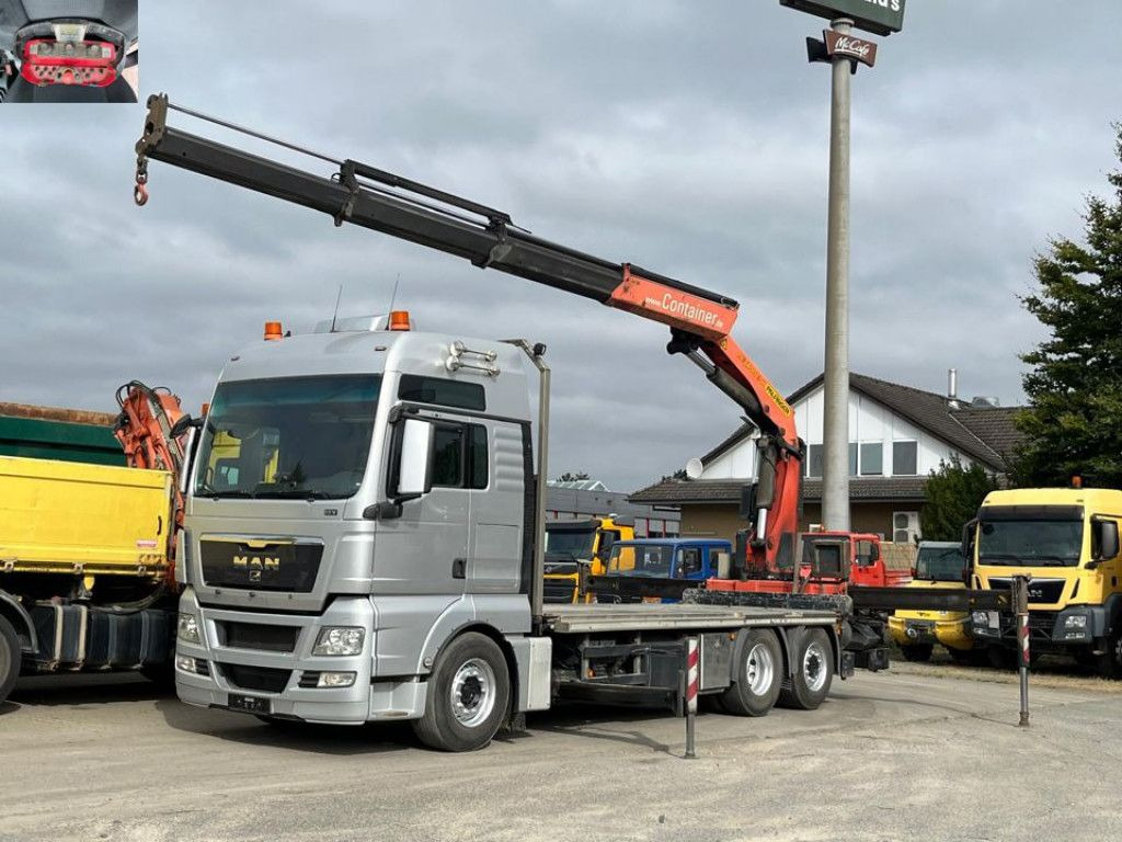 MAN TG-X 26.400 6x2 Pritsche Heckkran Palfinger PK 3 MAN TG-X 26.400 6x2 Pritsche Heckkran Palfinger PK 3 - Bortu kravas automašīna/ Platforma, Kravas auto ar manipulatoru: foto 1 MAN TG-X 26.400 6x2 Pritsche Heckkran Palfinger PK 3 MAN TG-X 26.400 6x2 Pritsche Heckkran Palfinger PK 3 - Bortu kravas automašīna/ Platforma, Kravas auto ar manipulatoru: foto 1