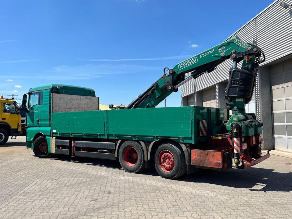 MAN TG-X 26.440 6x2-2 BL Pritsche Heckkran Fassi 360 - Kravas auto ar manipulatoru: foto 3 MAN TG-X 26.440 6x2-2 BL Pritsche Heckkran Fassi 360 - Kravas auto ar manipulatoru: foto 3