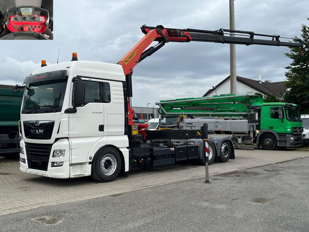 MAN TG-X 26.460 6x2-2 BL Pritsche Kran PK 24.001/Fun - Kravas auto ar manipulatoru: foto 1 MAN TG-X 26.460 6x2-2 BL Pritsche Kran PK 24.001/Fun - Kravas auto ar manipulatoru: foto 1