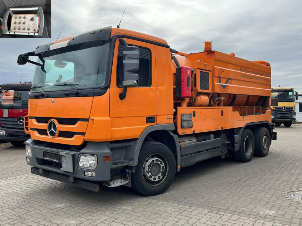 MERCEDES-BENZ Actros 2546 L 6x2 Saug + Spülwagen super Zustand ADR - Asenizācijas mašīna: foto 1 MERCEDES-BENZ Actros 2546 L 6x2 Saug + Spülwagen super Zustand ADR - Asenizācijas mašīna: foto 1