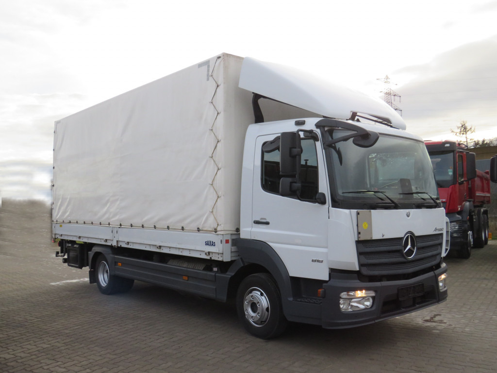 MERCEDES-BENZ Atego 818 L Pritsche LBW LBW 1 to AHK+Luftans - Furgons ar tentu: foto 5 MERCEDES-BENZ Atego 818 L Pritsche LBW LBW 1 to AHK+Luftans - Furgons ar tentu: foto 5