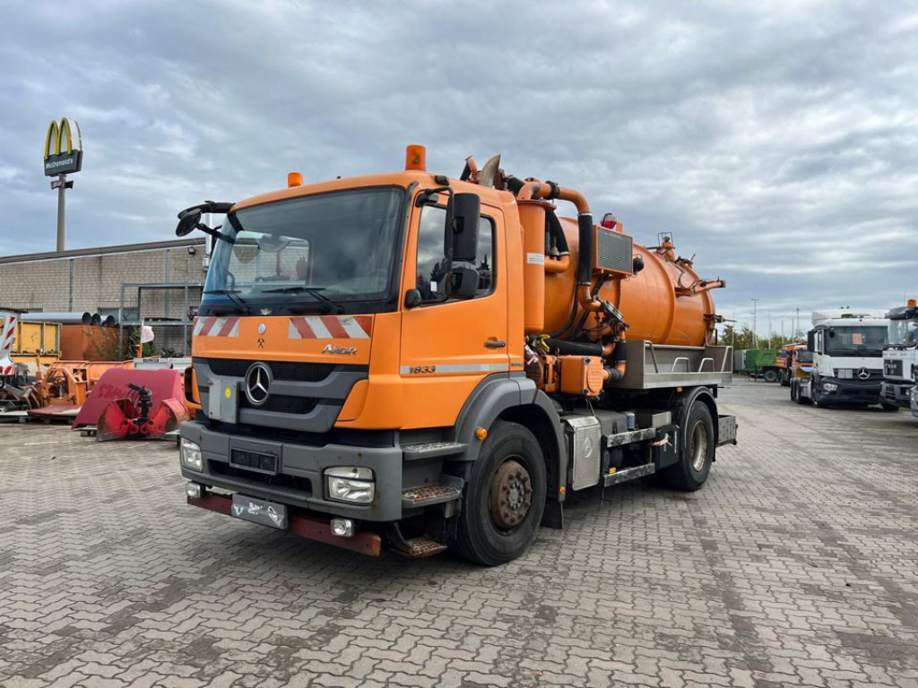 MERCEDES-BENZ Axor 1833 L Saug + Spülwagen Tollense - Asenizācijas mašīna: foto 1 MERCEDES-BENZ Axor 1833 L Saug + Spülwagen Tollense - Asenizācijas mašīna: foto 1
