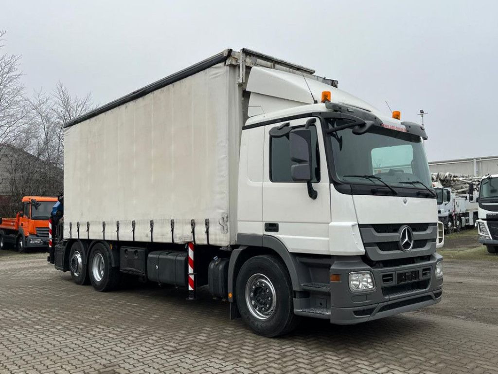 Mercedes-Benz Actros 2541 L6x2 Pritsche Heckkran 34m/to, Jib, - Bortu kravas automašīna/ Platforma, Kravas auto ar manipulatoru: foto 2 Mercedes-Benz Actros 2541 L6x2 Pritsche Heckkran 34m/to, Jib, - Bortu kravas automašīna/ Platforma, Kravas auto ar manipulatoru: foto 2