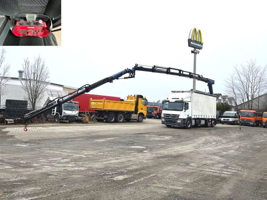 Mercedes-Benz Actros 2541 L6x2 Pritsche Heckkran 34m/to, Jib, - Kravas auto ar manipulatoru, Kravas automašīna ar tentu: foto 3 Mercedes-Benz Actros 2541 L6x2 Pritsche Heckkran 34m/to, Jib, - Kravas auto ar manipulatoru, Kravas automašīna ar tentu: foto 3