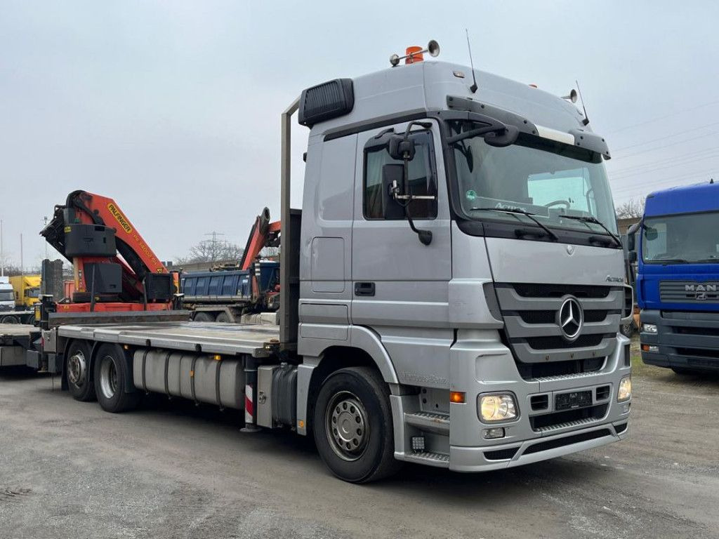 Mercedes-Benz Actros 2541 Pritsche Heckkran Palfinger PK 34002 - Kravas auto ar manipulatoru, Bortu kravas automašīna/ Platforma: foto 2 Mercedes-Benz Actros 2541 Pritsche Heckkran Palfinger PK 34002 - Kravas auto ar manipulatoru, Bortu kravas automašīna/ Platforma: foto 2