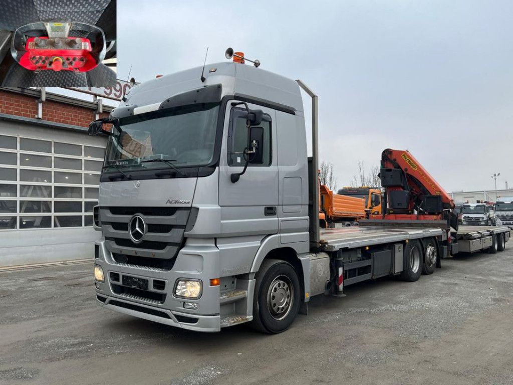 Mercedes-Benz Actros 2541 Pritsche Heckkran Palfinger PK 34002 - Kravas auto ar manipulatoru, Bortu kravas automašīna/ Platforma: foto 1 Mercedes-Benz Actros 2541 Pritsche Heckkran Palfinger PK 34002 - Kravas auto ar manipulatoru, Bortu kravas automašīna/ Platforma: foto 1