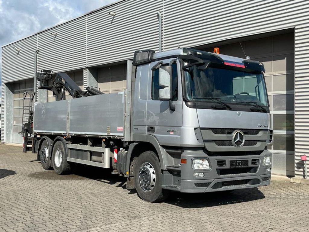 Mercedes-Benz Actros 2546 L 6x2 Pritsche Heckkran Hiab 288 6x - Kravas auto ar manipulatoru, Bortu kravas automašīna/ Platforma: foto 2 Mercedes-Benz Actros 2546 L 6x2 Pritsche Heckkran Hiab 288 6x - Kravas auto ar manipulatoru, Bortu kravas automašīna/ Platforma: foto 2